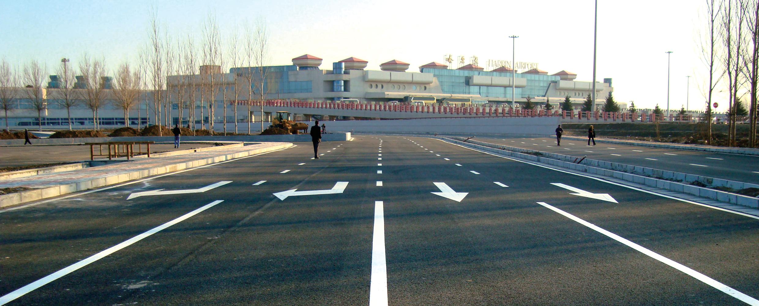 太平国际机场停车场道路工程